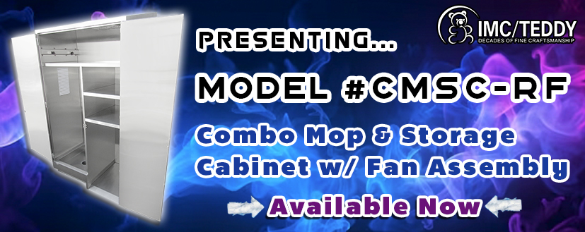 Presenting Model #CMSC-RF – Combo Mop & Storage Cabinet w/ Fan Assembly